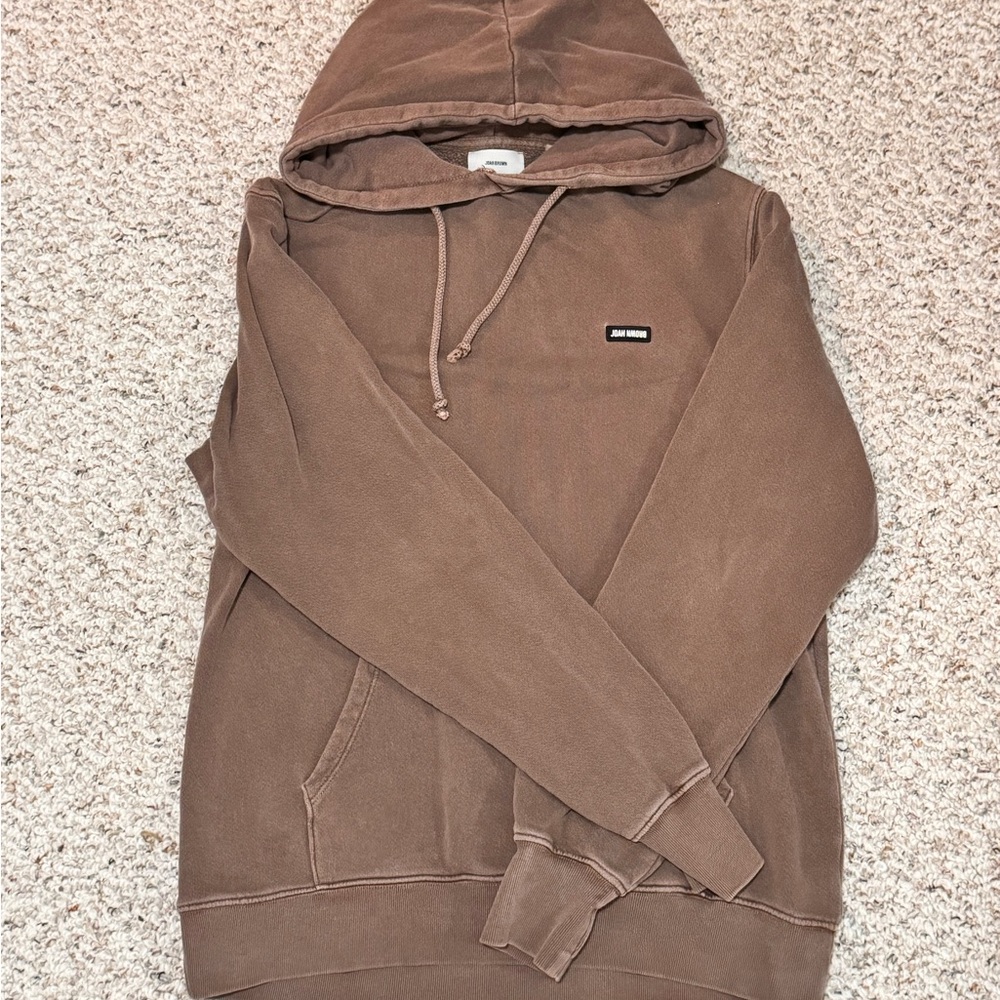 Josh Brown Oversized Brown Hoodie